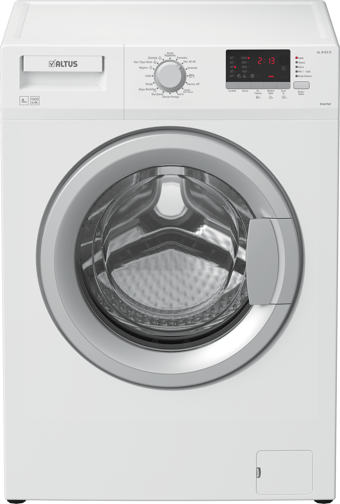 ALTUS AL8103D 8 KG ÇAMAŞIR MAKİNESİ